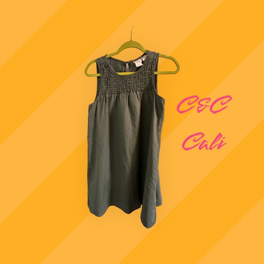 Linen dress Size Small- C & C California
